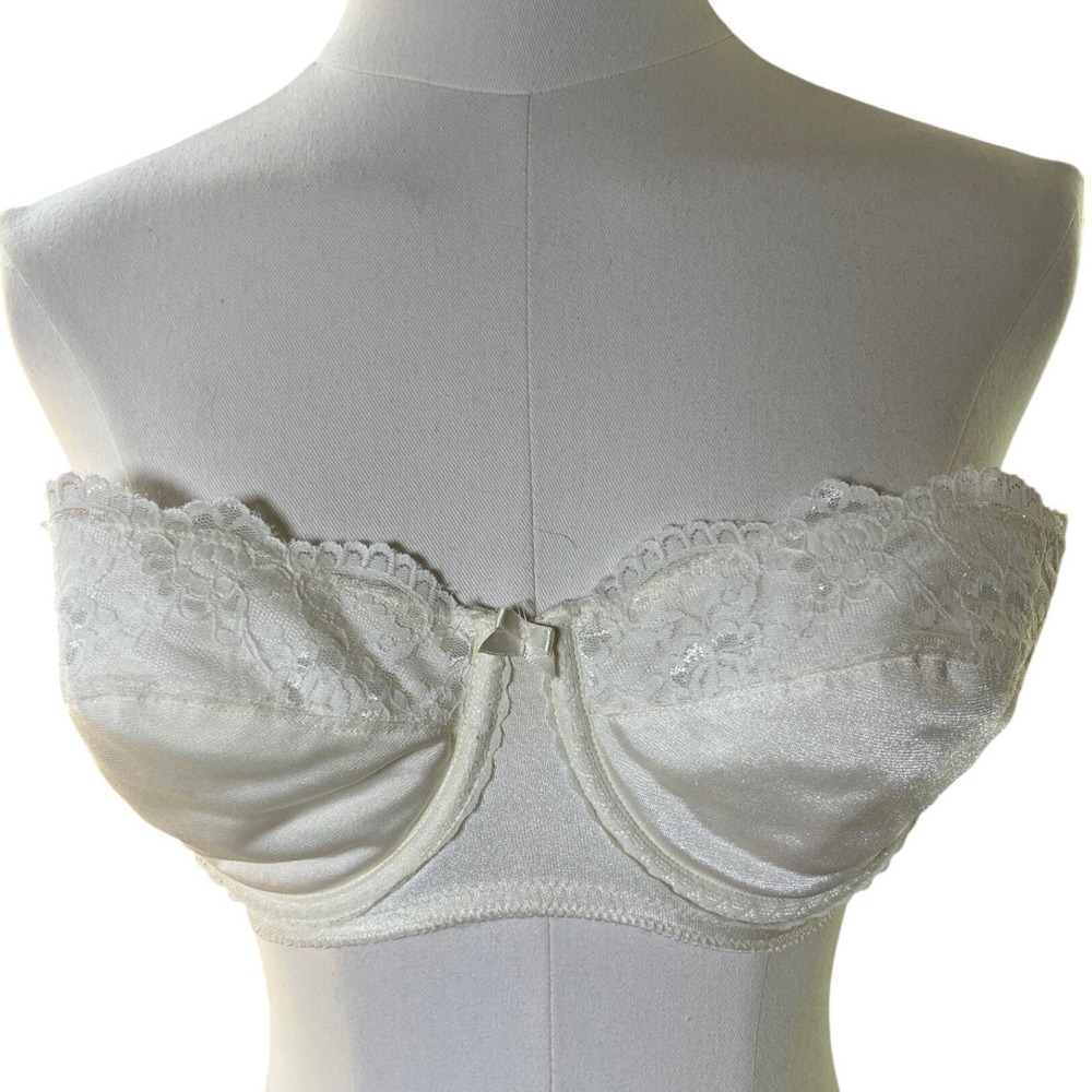Vintage‎ Mervyn's Partners Bra 34C White Underwire Lace Style 199 Philippines